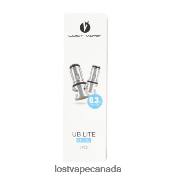 Lost Vape UB Lite Coils (5-Pack) 220P8B120 - Lost Vape Disposable L7 0.3ohm Coil