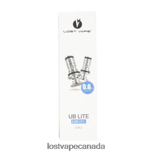 Lost Vape UB Lite Coils (5-Pack) 220P8B122 - Lost Vape Pods Near Me L10 0.6ohm Coil