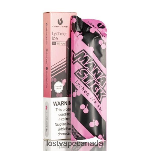 Lost Vape Mana Stick Disposable | 300 Puffs | 1.2mL 220P8B522 - Lost Vape Pods Near Me Lychee Ice 5%