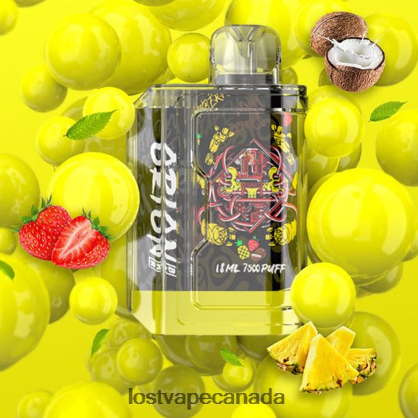 Lost Vape Orion Bar Disposable | 7500 Puff | 18mL | 50mg 220P8B80 - Lost Vape Disposable Strawberry Pina Colada