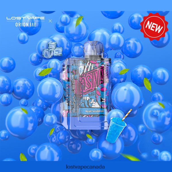 Lost Vape Orion Bar Disposable | 7500 Puff | 18mL | 50mg 220P8B88 - Lost Vape Canada Blue Slurpee