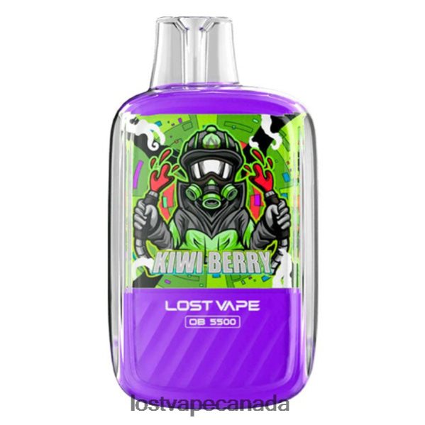 Lost Vape Orion OB5500 5500 Puffs 14mL 50mg Disposable 220P8B102 - Lost Vape Pods Near Me Kiwi Berry