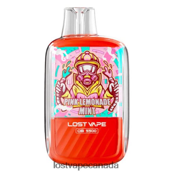 Lost Vape Orion OB5500 5500 Puffs 14mL 50mg Disposable 220P8B105 - Lost Vape Flavors Canada Pink Lemonade Mint