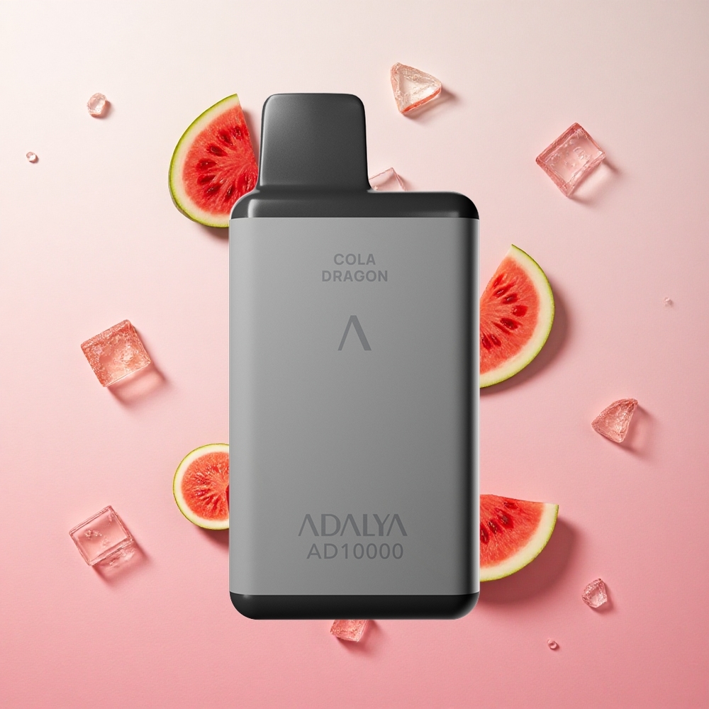 Watermelon Ice Adalya AD 10000 Puffs Disposable Vape 14ml E-liquid 650mAh Battery Canada wholesale