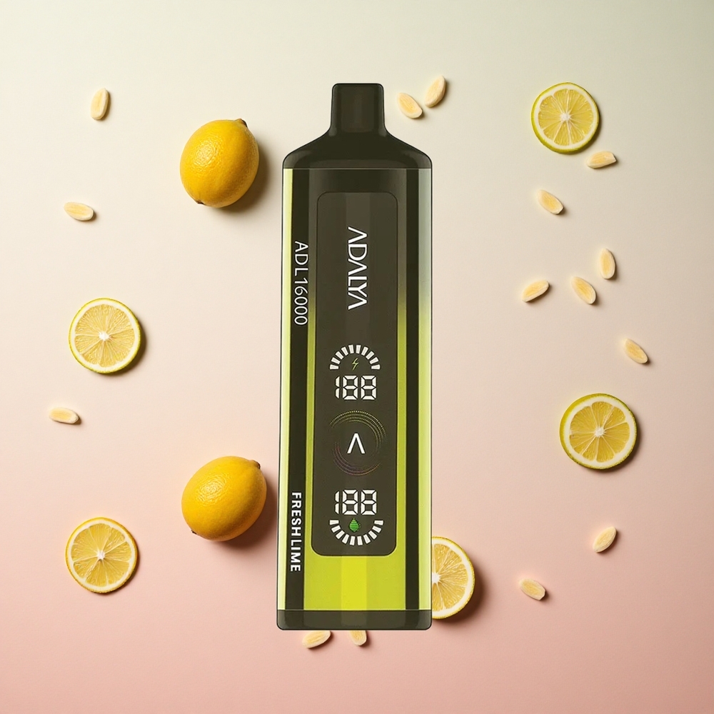 Fresh Lime Adalya ADL 16000 PRO Puffs Disposable Vape 25ml E-liquid Canada wholesale