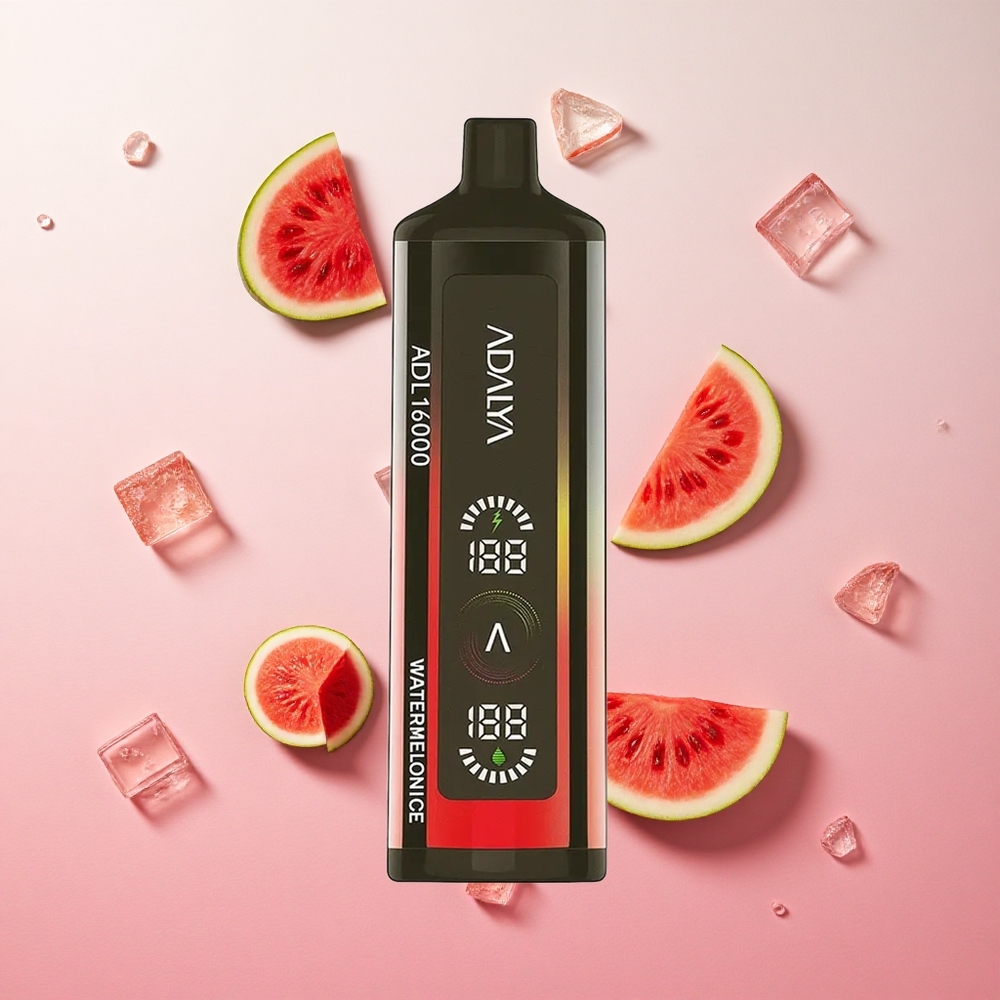 Watermelon Ice Adalya ADL 16000 PRO Puffs Disposable Vape 25ml USB-C Rechargeable Canada wholesale