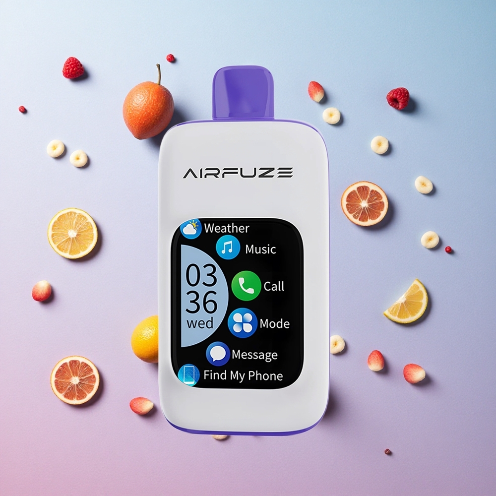 Blue Razz Ice AirFuze Smart Pro 40000 Puffs Rechargeable Battery Canada Wholesale