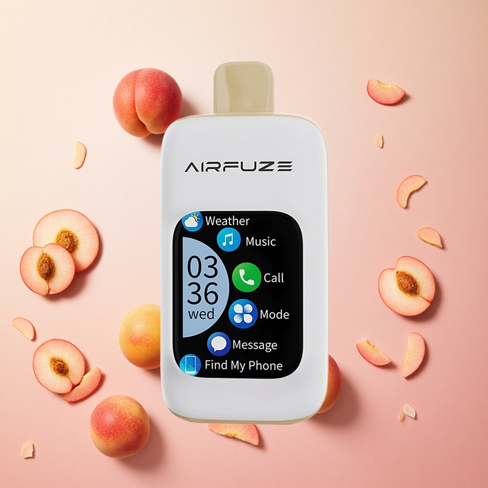 Juicy Peach AirFuze Smart Pro 40000 Puffs Rechargeable Battery Canada Wholesale