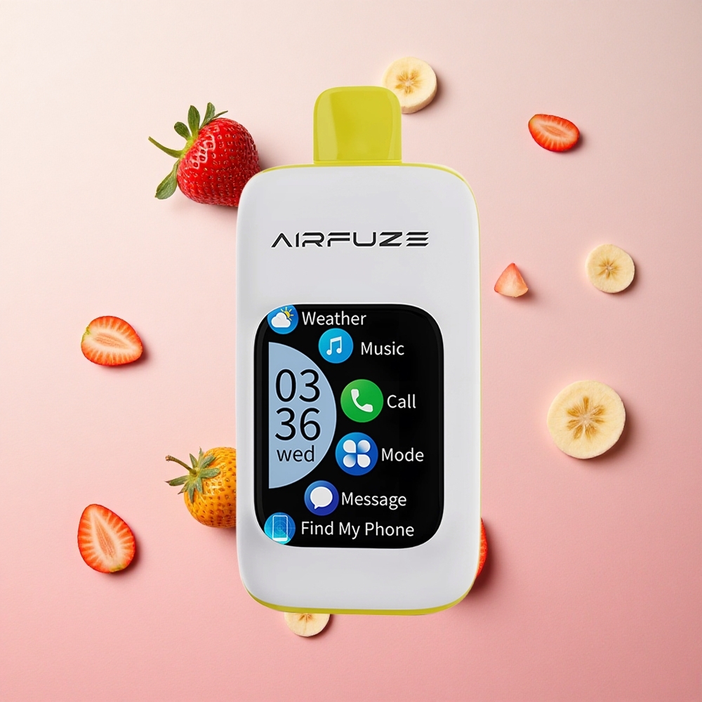 Strawberry Banana AirFuze Smart Pro 40000 Puffs Rechargeable Canada wholesale