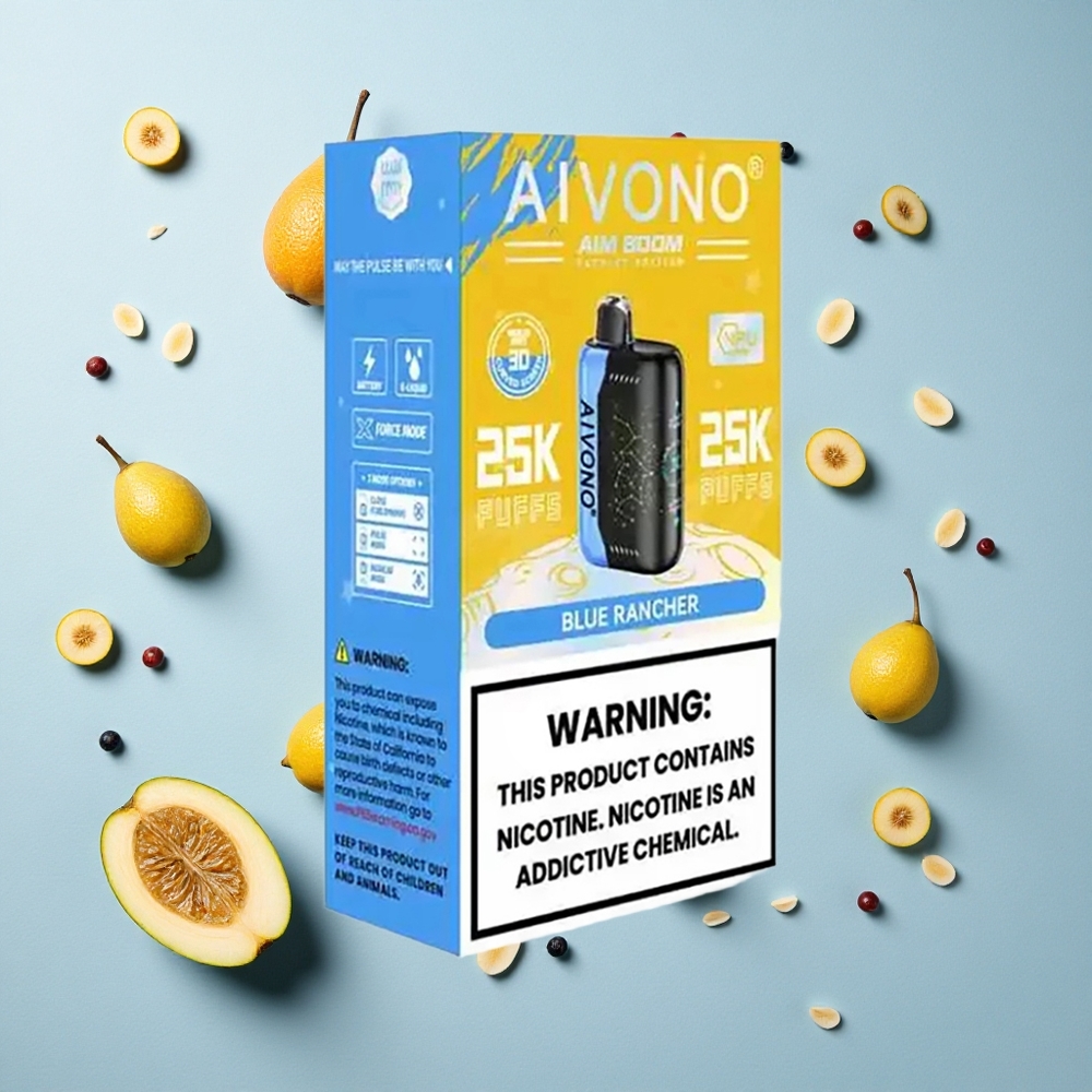 Blue Rancher Aivono AIM BOOM 25000 Puffs Disposable Vape 28ml E-Liquid Capacity Canada wholesale