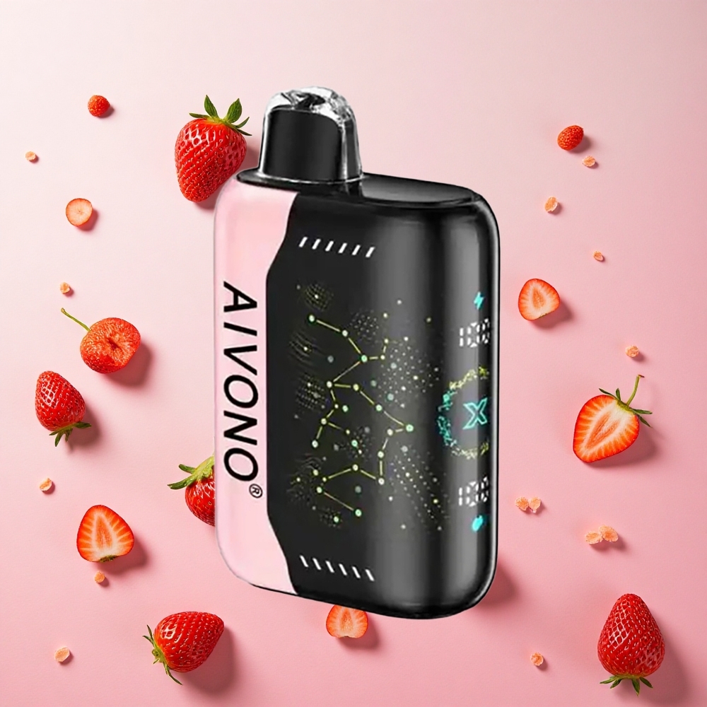 Strawberry B Pop Aivono AIM BOOM 25000 Puffs 650mAh Battery Canada wholesale