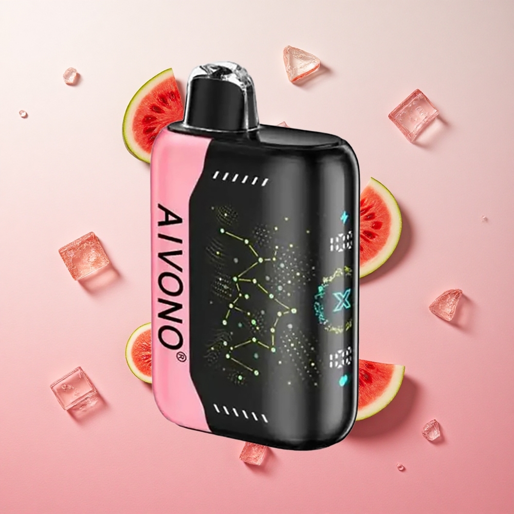 Watermelon Ice Aivono Aim Boom 25000 Puffs Disposable Vape with 650mAh Battery and Type-C Charging Canada wholesale