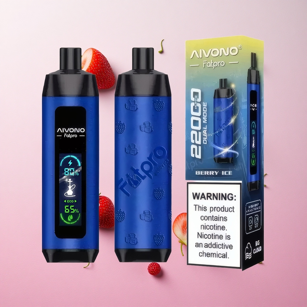 Berry Ice Aivono AIM FATPRO 22000 Puffs 28ml E-liquid 600mah Rechargeable Canada wholesale
