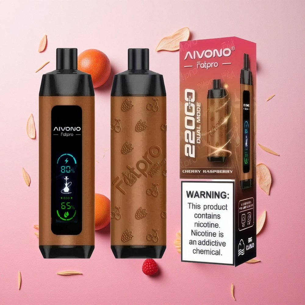 Cherry Raspberry Aivono Aim Fatpro 22000 Puffs 28ml E-liquid Canada wholesale