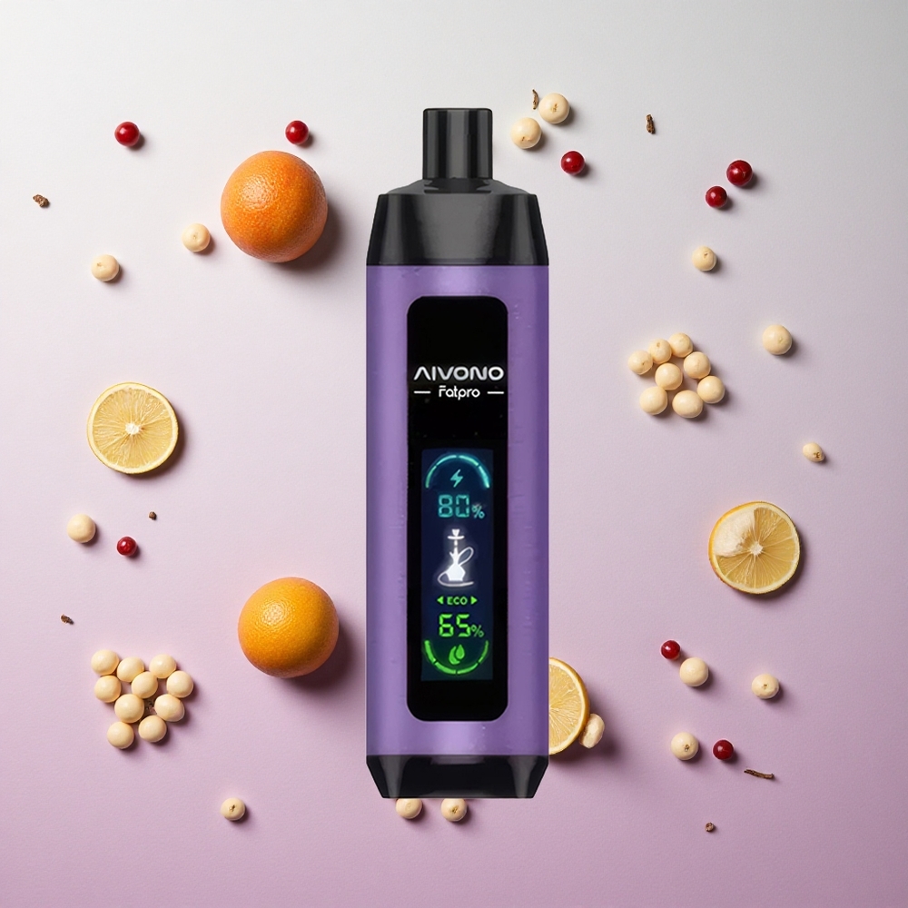 Grape Mint Aivono AIM FATPRO 22000 Puffs 28ml E-liquid 600mah Rechargeable Canada wholesale