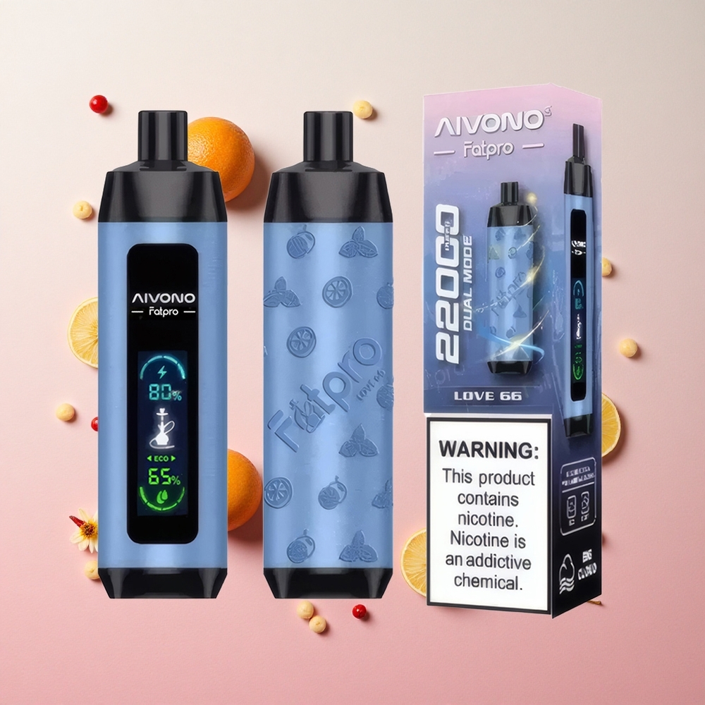 Love 66 Aivono Aim Fatpro 22000 Puffs 28ml E-liquid 10 Flavors Canada Wholesale