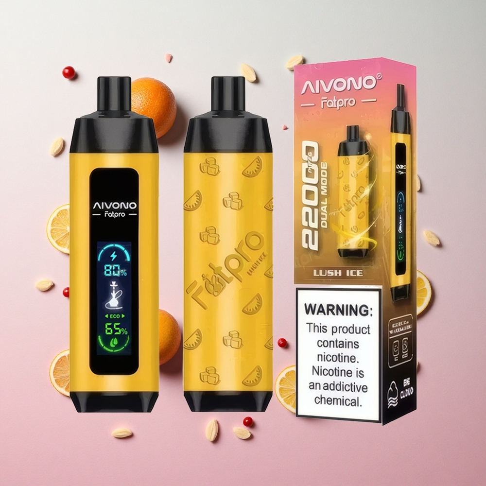 Lush Ice Aivono Aim Fatpro 22000 Puffs 28ml E-liquid 600mah Rechargeable Canada wholesale