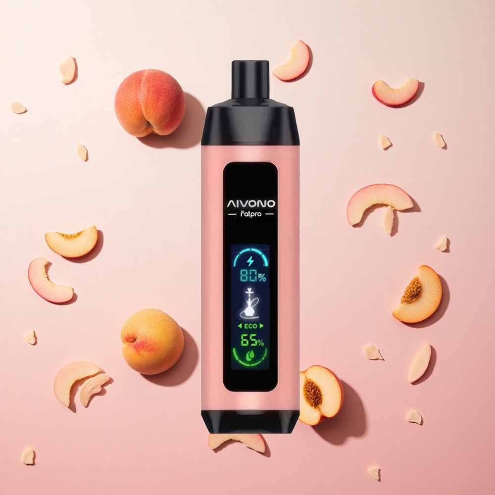 Peach Ice Aivono AIM FATPRO 22000 Puffs 28ml E-liquid 0%,2%,3%,5% Nicotine Canada wholesale