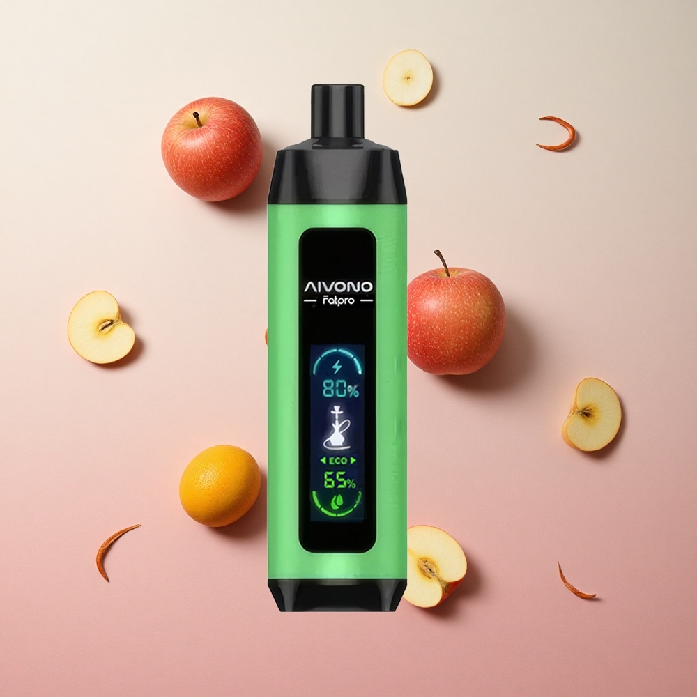 Two Apple Aivono AIM FATPRO 22000 Puffs 28ml E-liquid 600mah Rechargeable Canada wholesale