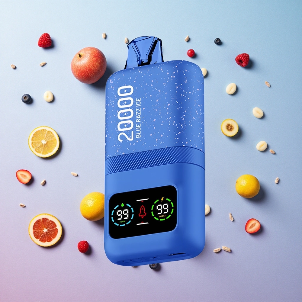 Blue Razz Ice Aivono AIM MAGIC 20000 Puffs Dual Mesh Coils Type-C Rechargeable Canada Wholesale