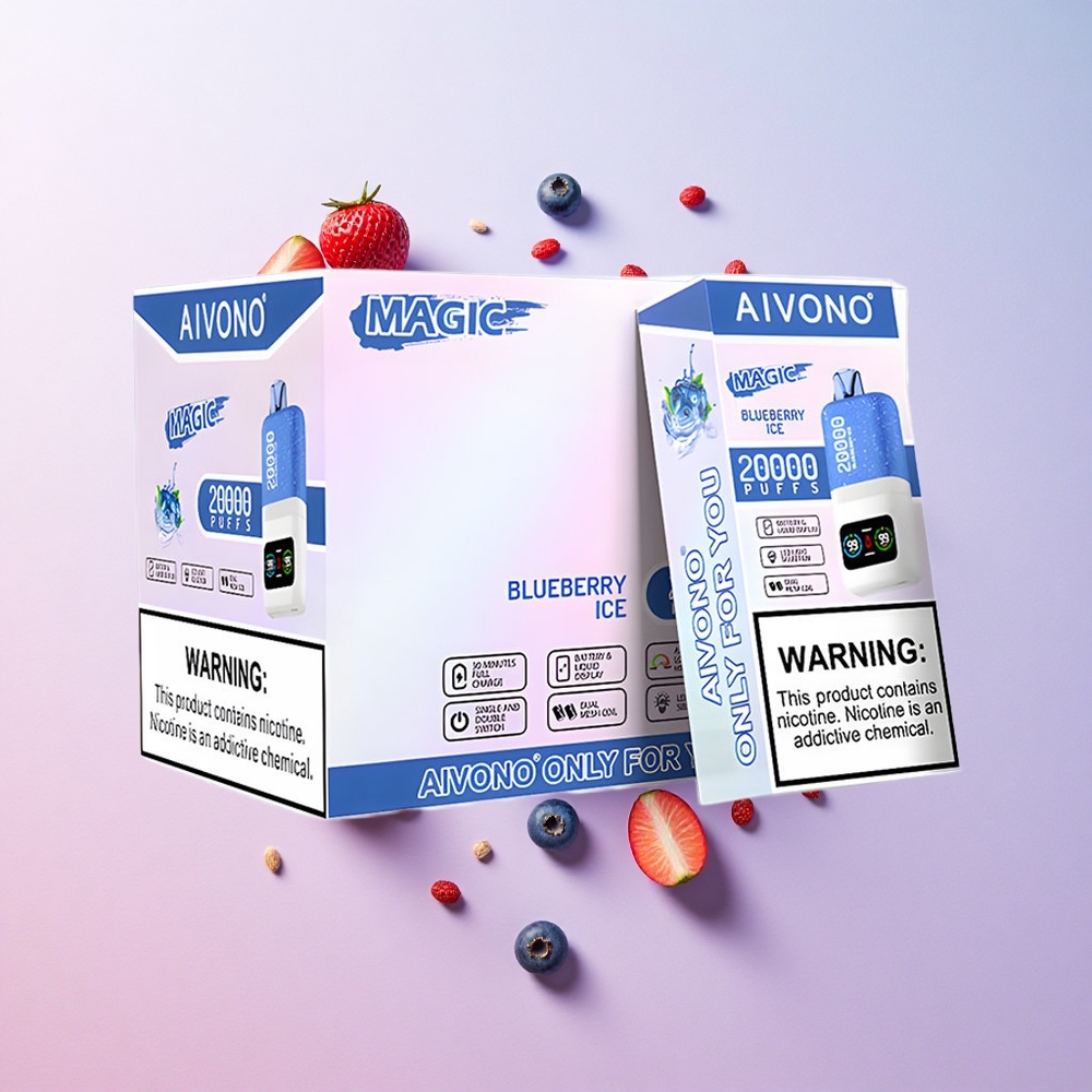 Blueberry Ice Aivono Aim Magic 20000 Puffs 26ml E-liquid Type-C Rechargeable Canada wholesale
