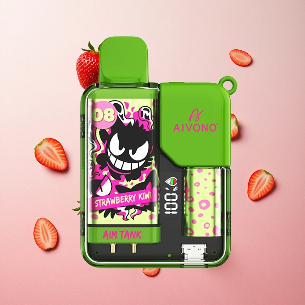 Strawberry Liwi Aivono Aim-TANK 9500 Puffs 18ml E-liquid Canada wholesale