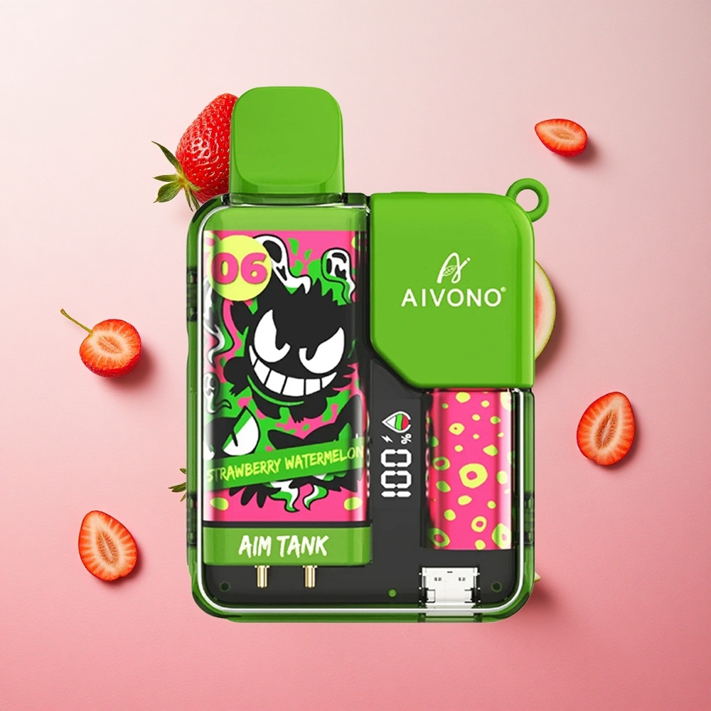Strawberry Watermelon Aivono AIM-TANK 9500 Puffs 18ml E-liquid Canada wholesale