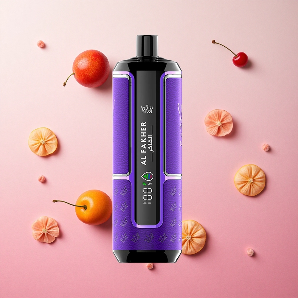 Cherry Fiesta Al Fakher Crown Bar 15K Hypermax 22ml 600mAh Disposable Vape Kit Canada wholesale