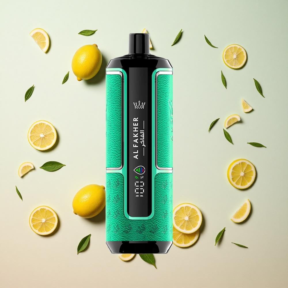 Lemon Mint Al Fakher Crown Bar 15K Puffs 22ml E-Liquid 600mAh Battery Canada Wholesale
