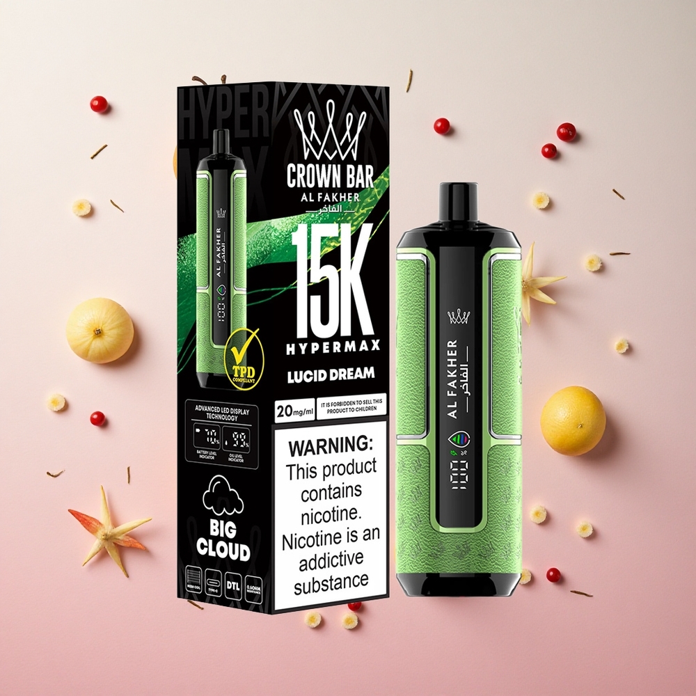 Lucid Dream Al Fakher Crown Bar 15,000 Puffs 22ml 6mg/ml Canada wholesale