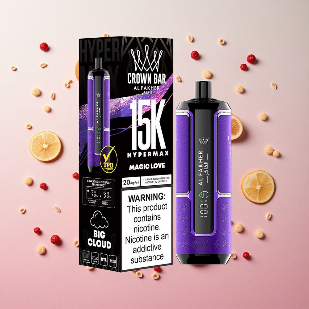 Magic Love Al Fakher Crown Bar 15K Puffs 22ml 600mAh Canada wholesale