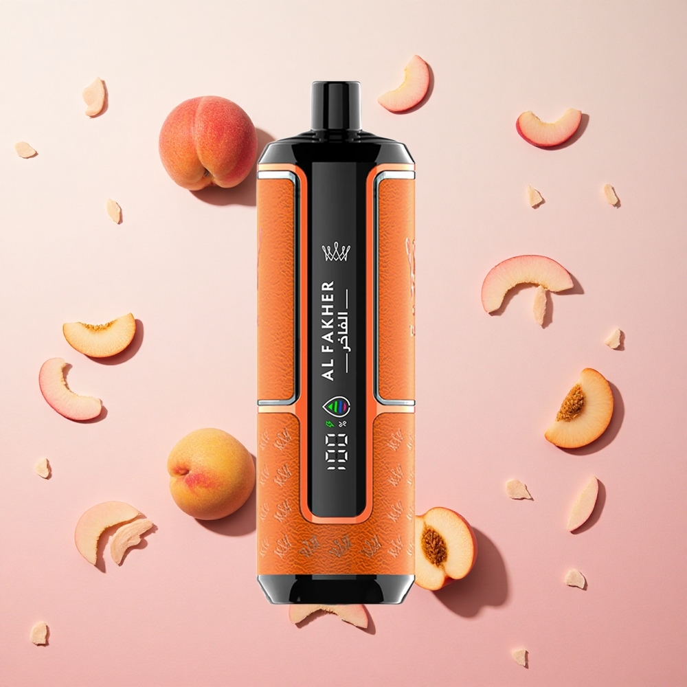 Peach Ice Al Fakher Crown Bar 15K Puffs 22ml E-Liquid 600mAh Battery Canada Wholesale