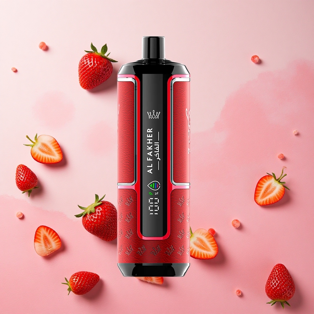 Strawberry Punch Al Fakher Crown Bar 15K Puffs 22ml E-Liquid Compact Canada wholesale