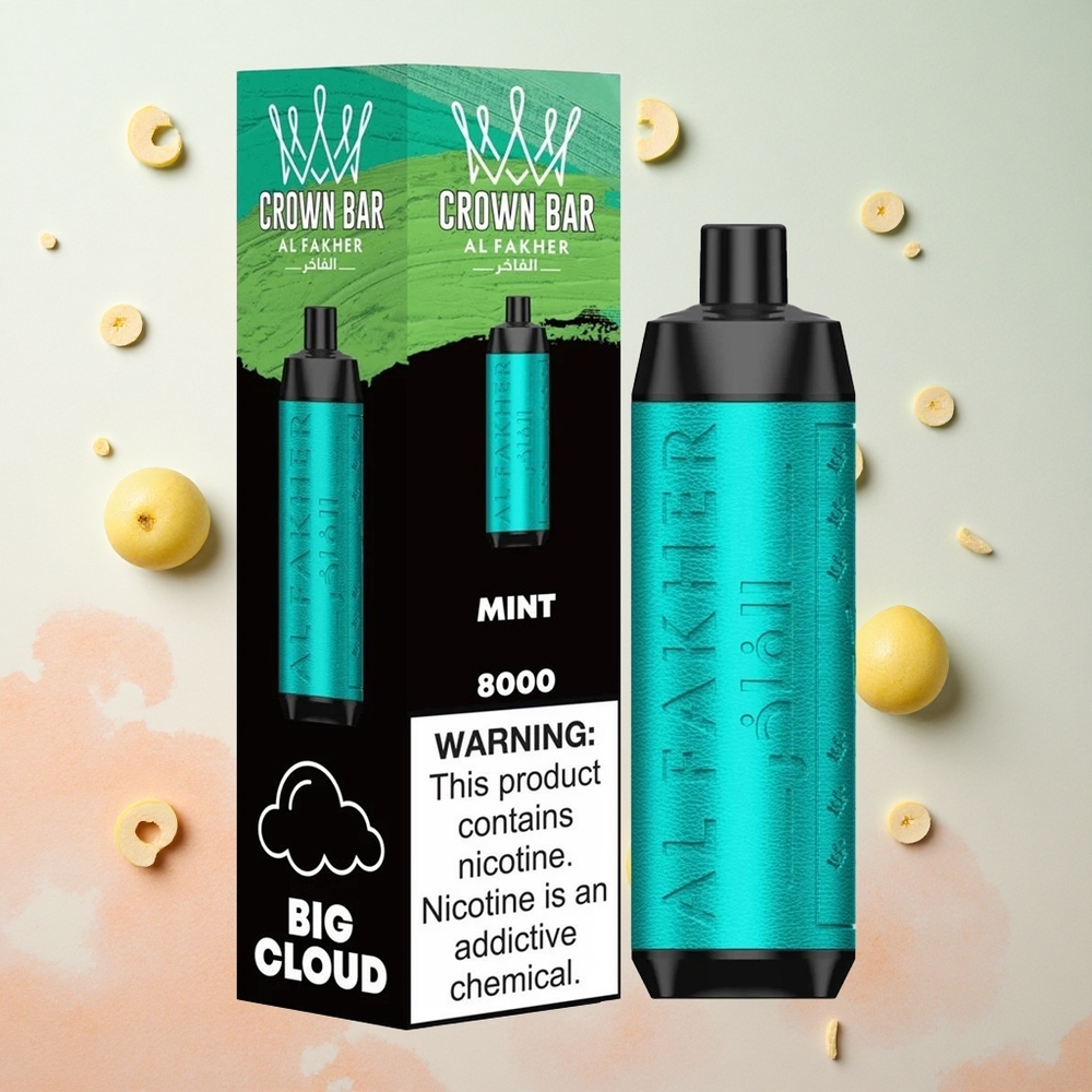 Mint Al Fakher Crown Bar 8000 Puffs 5mg Nicotine Canada wholesale