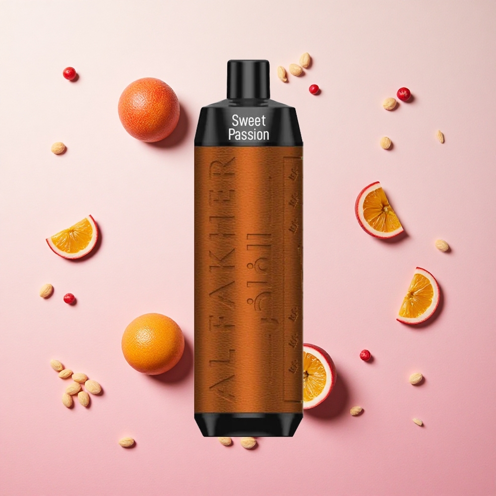 Sweet Passionfruit Al Fakher Crown Bar 8000 Puffs USB Type-C Charging Compact And Sleek Canada wholesale