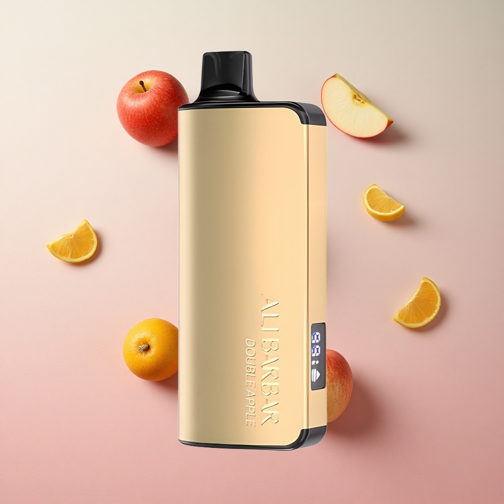 Double Apple Alibarbar Ingot 9000 Puffs 22ml E-liquid 2350mah Canada wholesale