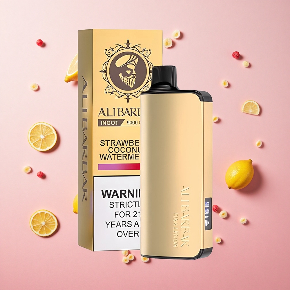 Pink Lemon Alibarbar Ingot 9000 Puffs 22ml E-liquid Canada wholesale