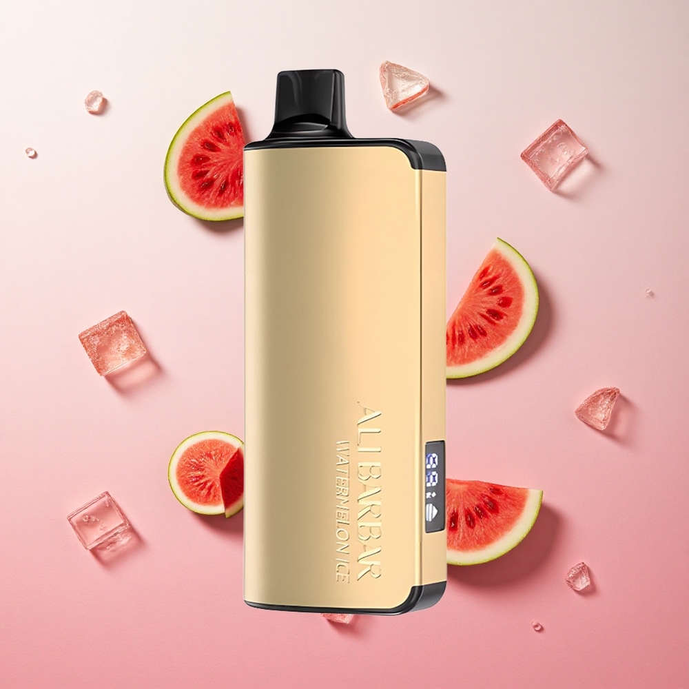 Watermelon Ice Alibarbar Ingot 9000 Puffs 22ml E-liquid 2350mah Battery Canada wholesale