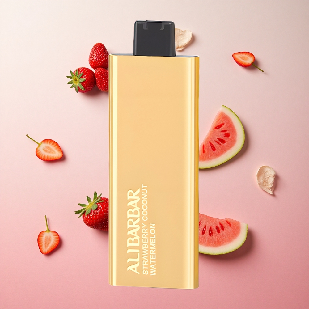 Strawberry Coconut Watermelon Alibarbar Pandora 7000 Puffs 17ml Disposable Vape Canada Wholesale