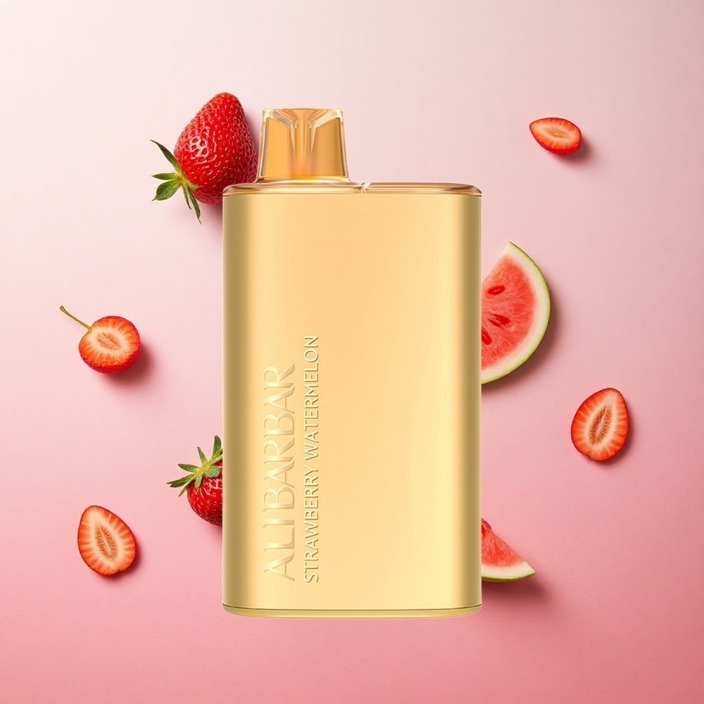 Strawberry Watermelon Alibarbar Rich 8000 Puffs Disposable Vape 20ml Eliquid Capacity 2000 mAh Battery Canada wholesale