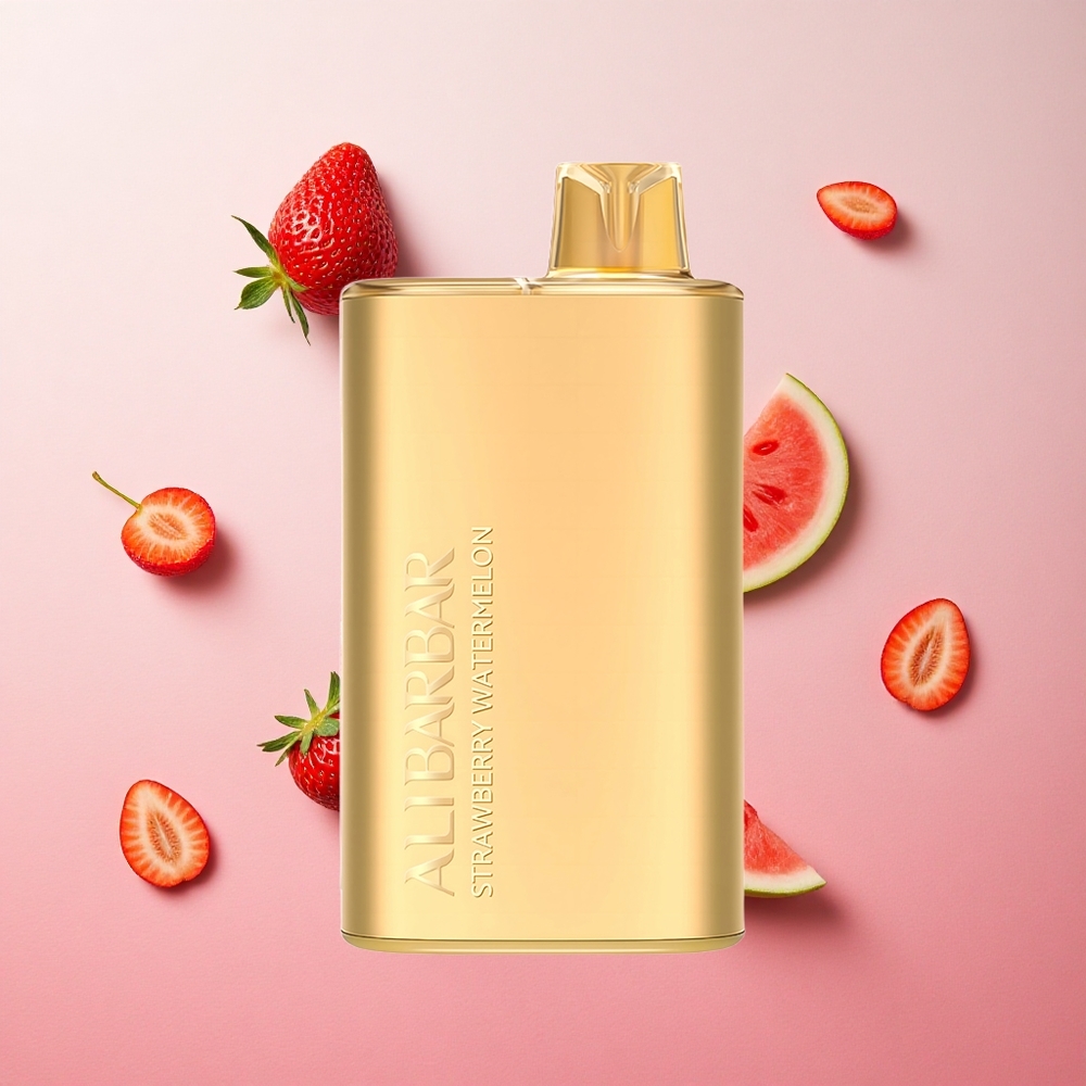 Strawberry Watermelon Alibarbar Rich 8000 Puffs Disposable Vape 20ml Eliquid Capacity 2000 mAh Battery Canada wholesale