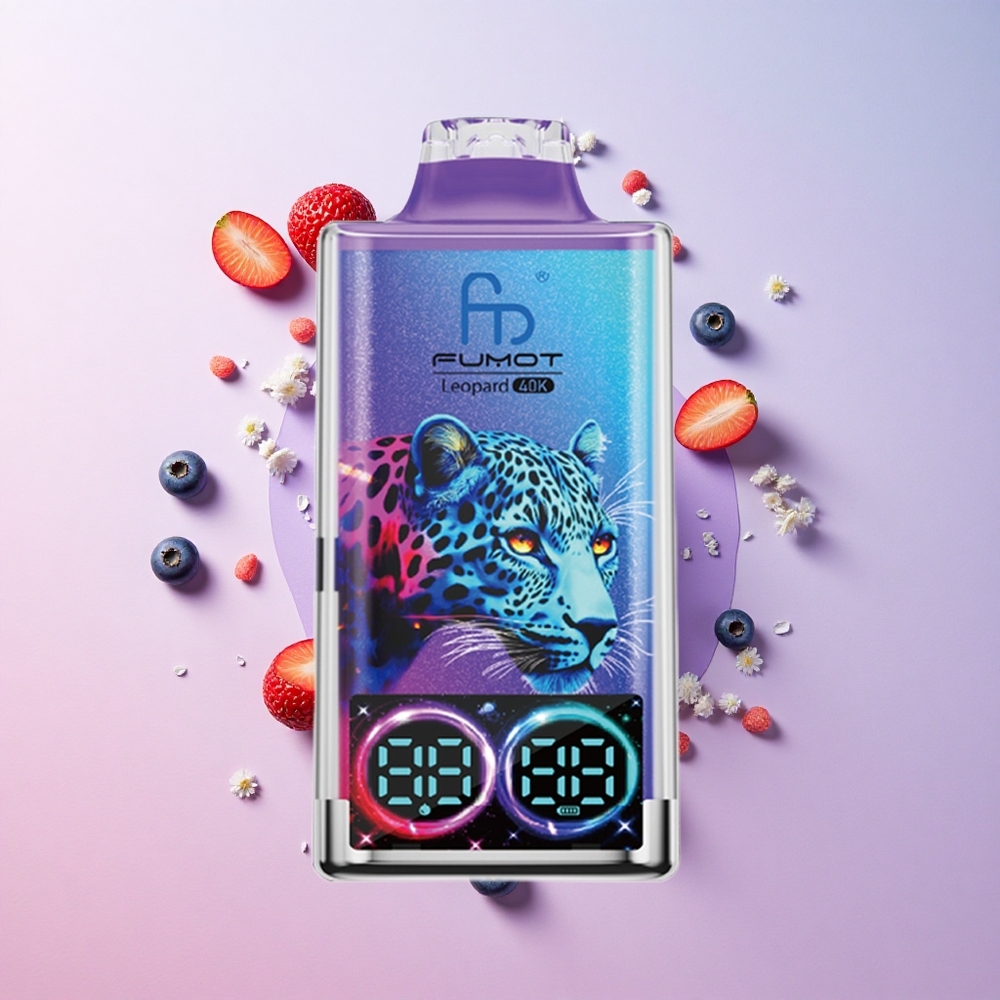 Blueberry on Ice Fumot Leopard 40000 Puffs Dual Mesh Canada wholesale