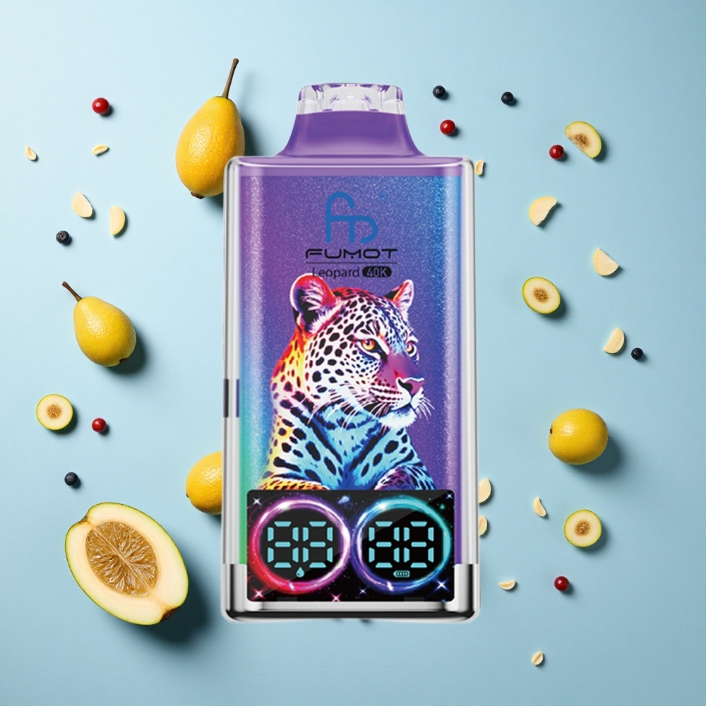 Mr Blue Fumot Leopard 40000 Puffs Disposable Vape Dual Mesh Type-C Charging Canada wholesale