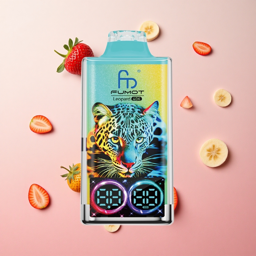 Strawberry Banana Fumot Leopard 40000 Puffs Dual Mesh Canada wholesale