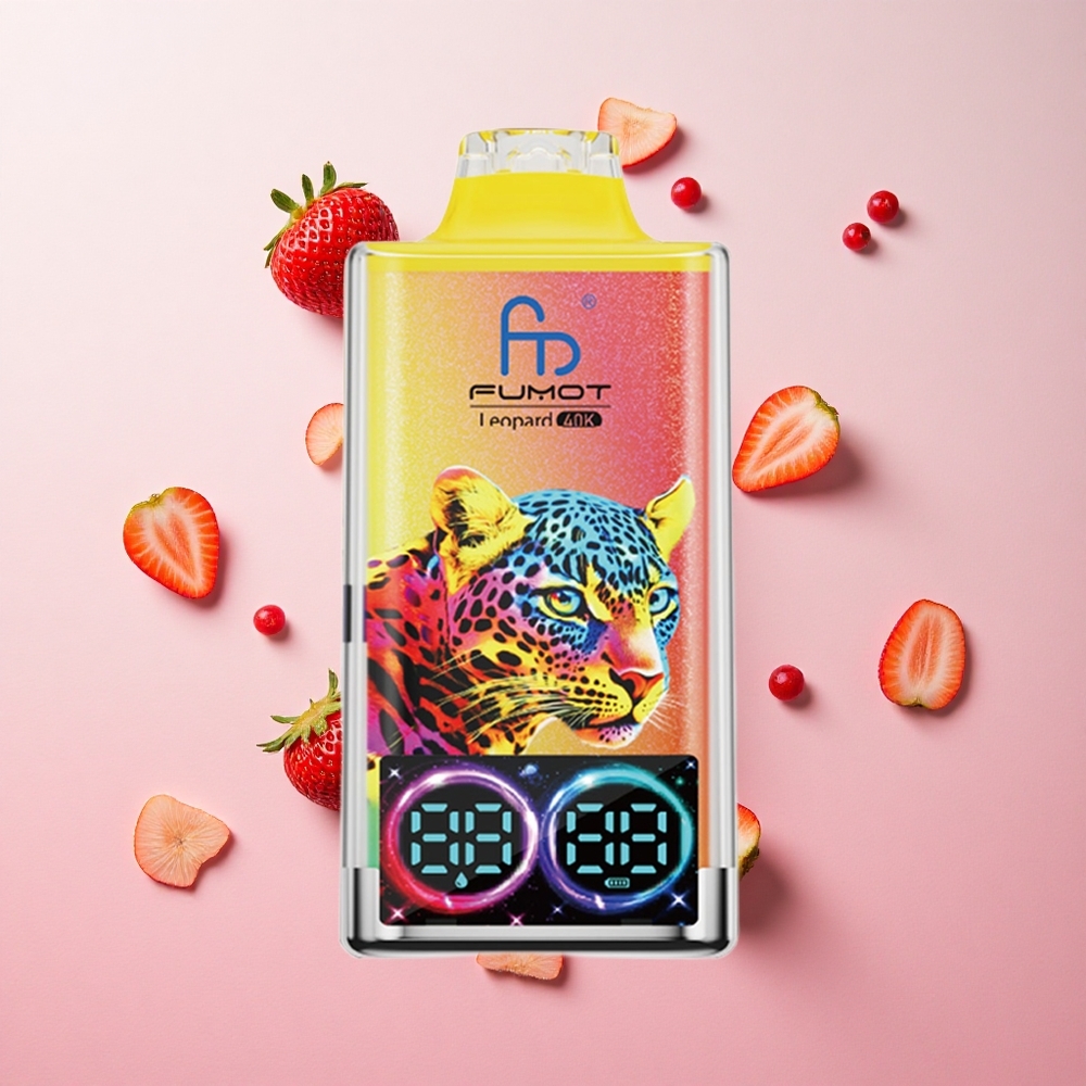 Strawberry Ice Fumot Leopard 40000 Puffs Dual Mesh Type-C Charging Canada wholesale