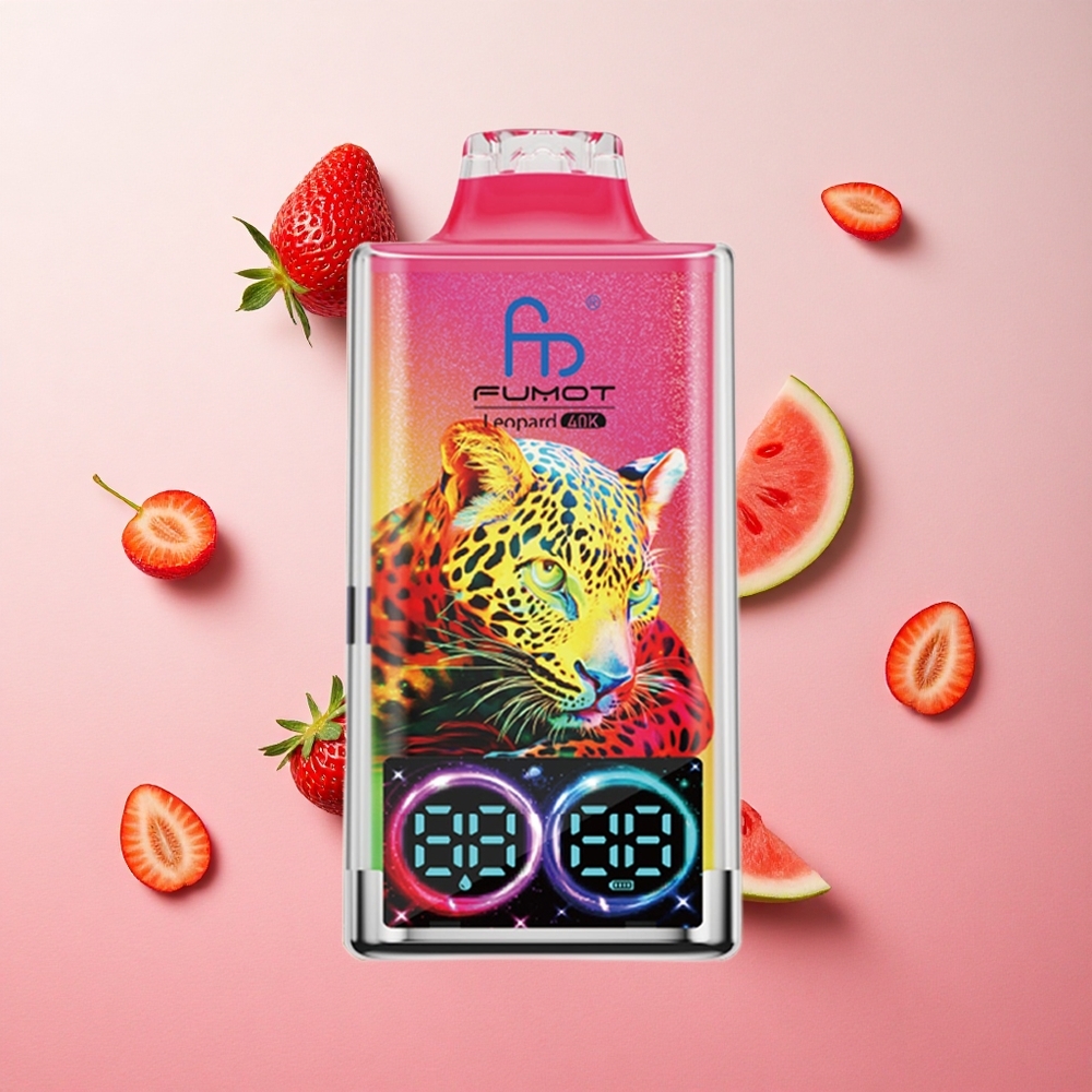 Strawberry Watermelon Fumot Leopard 40000 Puffs Dual Mesh Type-C Charging Canada wholesale