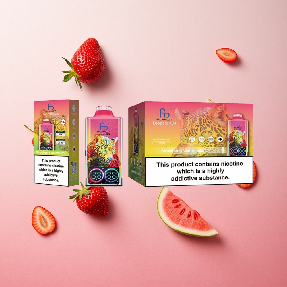 Strawberry Watermelon Fumot Leopard 40000 Puffs Dual Mesh Type-C Charging Canada wholesale