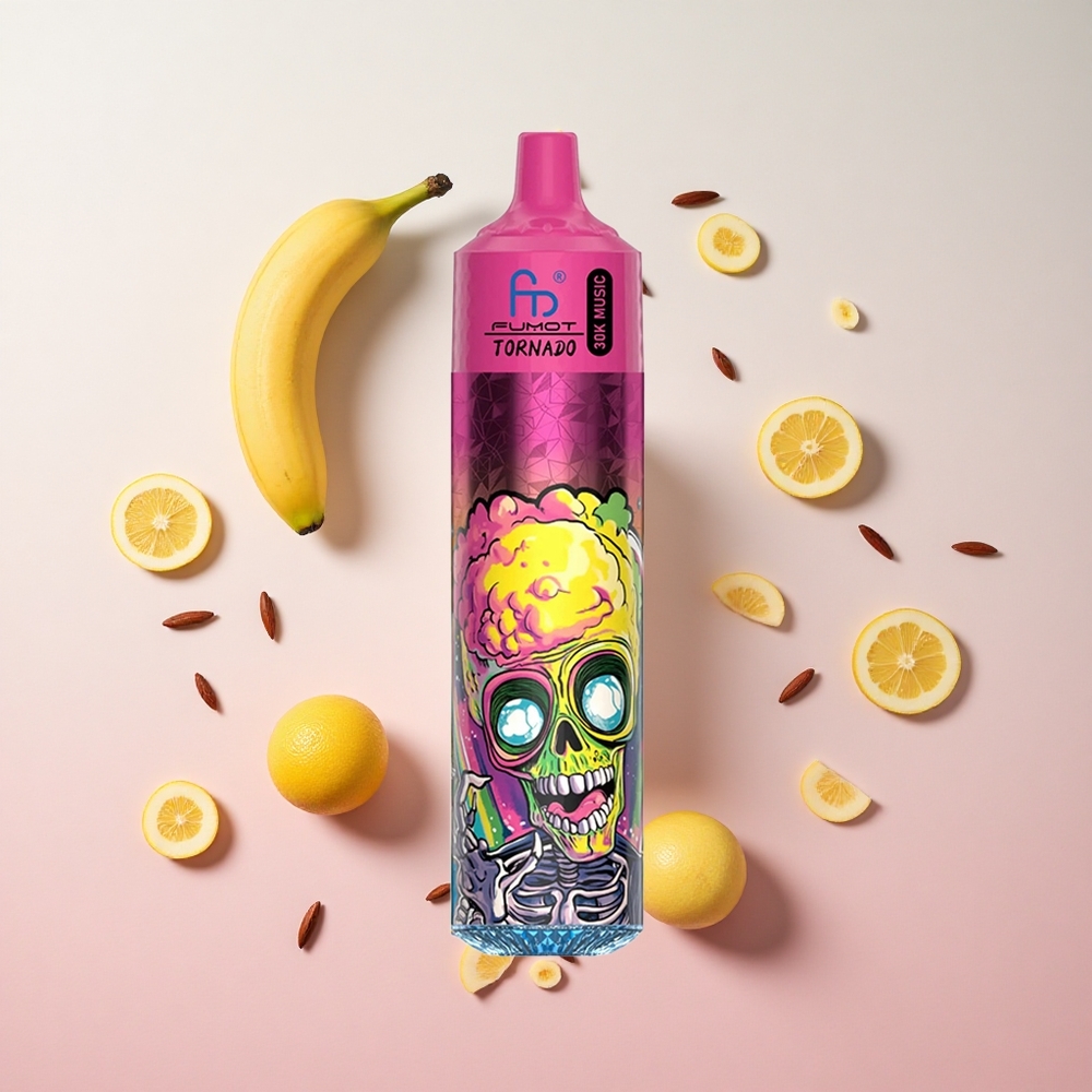 Banana Ice Fumot RandM Tornado 30000 Puffs 30mL 2%/5% Nicotine Canada wholesale