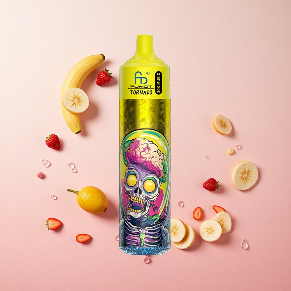 Banana Strawberry Fumot RandM Tornado 30000 Puffs 30mL E-liquid 2%/5% Nicotine Canada wholesale