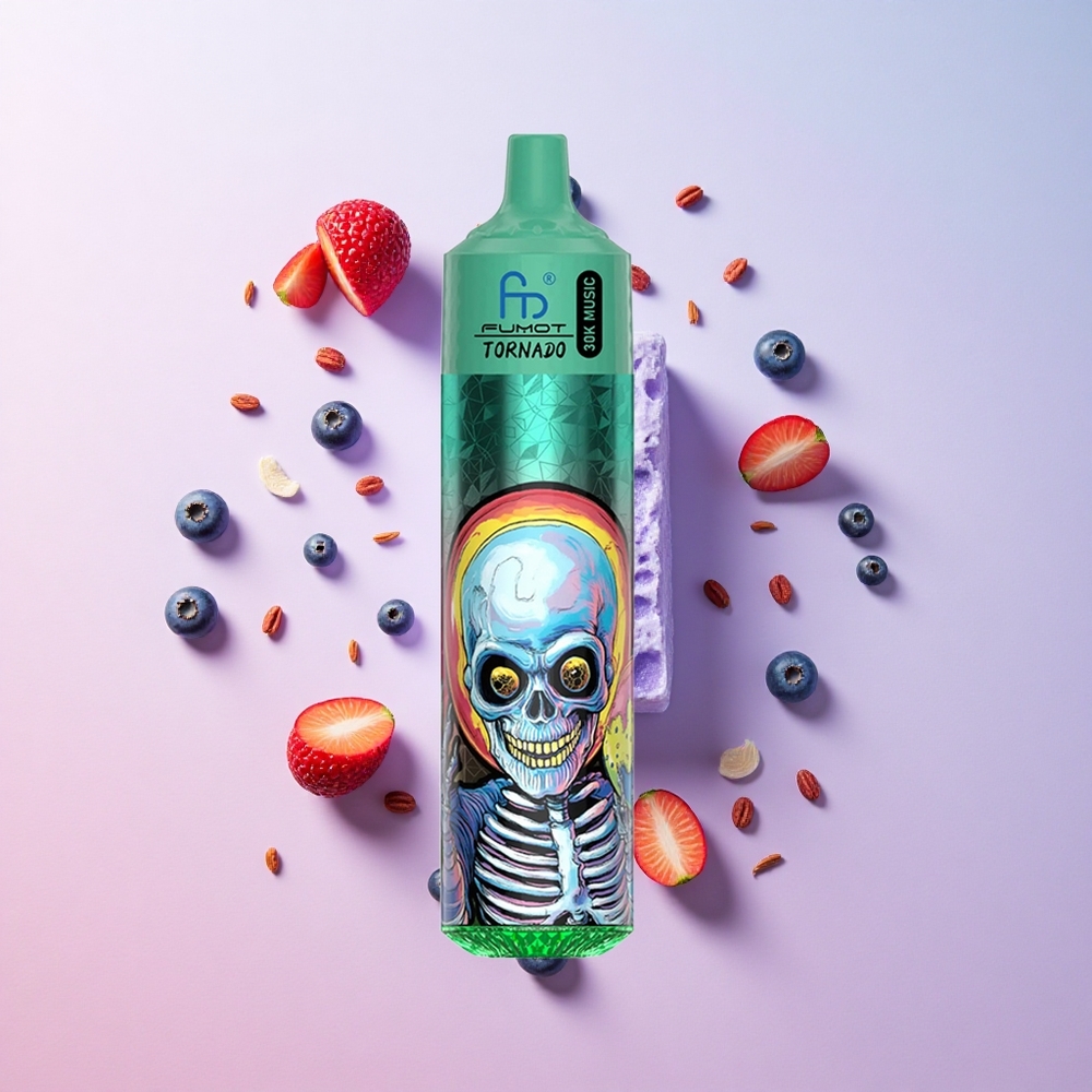 Blueberry Ice Fumot RandM Tornado 30000 Puffs 30mL 2%/5% Nicotine Canada wholesale